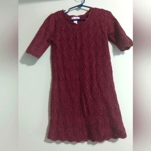 Cat and jack girls xs 4/5 marron dress